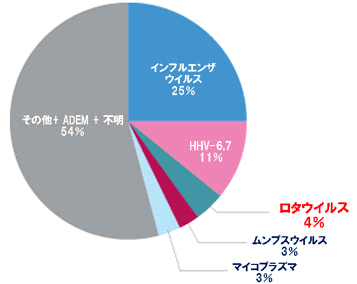 小児脳炎の原因菌